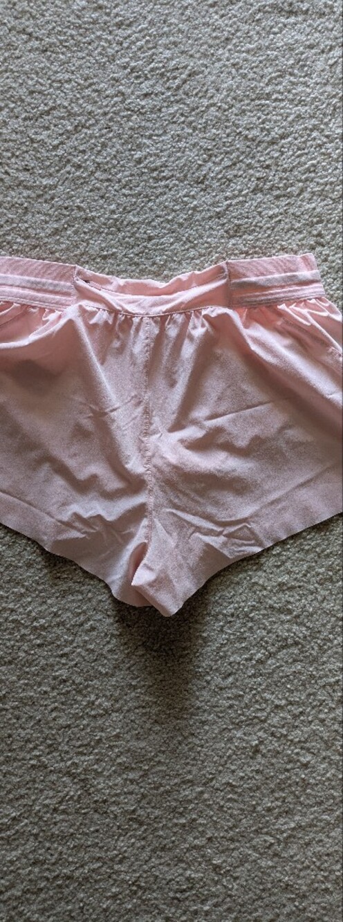Nike Women’s dreamPink Solid Running Jogging Athletic Shorts 3" Drawstring M